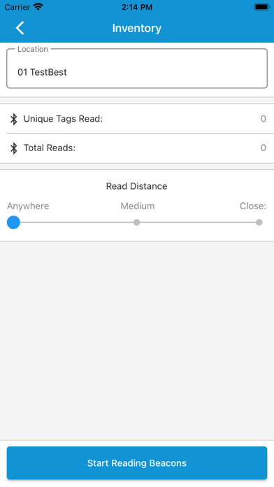 Screenshot di Radiant BLE Find