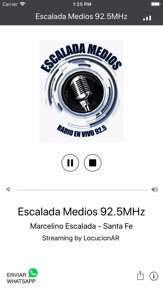 Escalada Medios 92.5MHz Screenshots