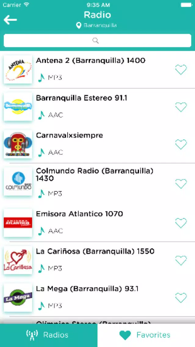 Colombia Radios: Listen live colombian stations radio, news AM & FM online Screenshots