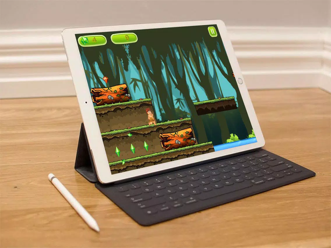 wilderness boy sprint in the forest - the jungle book version 0 iPad Screenshots