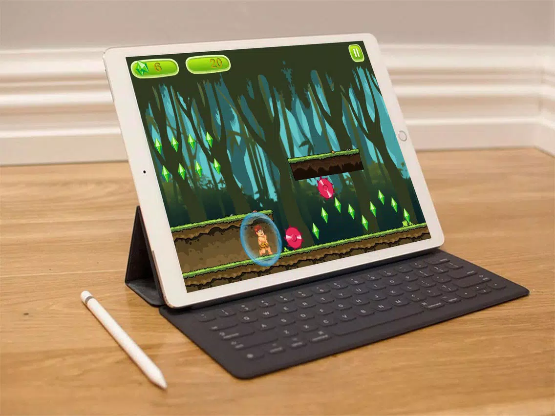 wilderness boy sprint in the forest - the jungle book version 0 iPad Screenshots