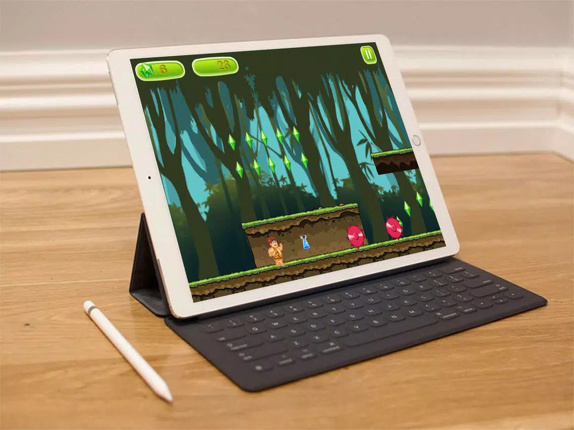 wilderness boy sprint in the forest - the jungle book version 0 iPad Screenshots