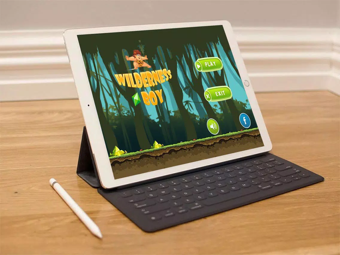 wilderness boy sprint in the forest - the jungle book version 0 iPad Screenshots