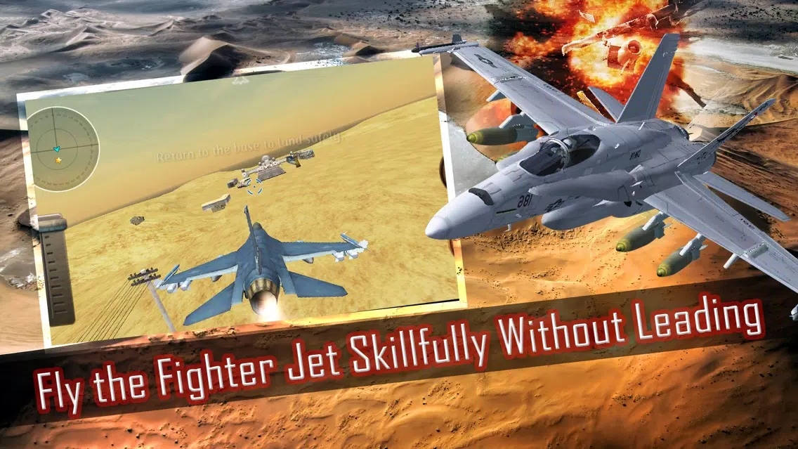 Jet Fighter Attack 3d - Enjoy real f16 at supersonic speed應用截圖