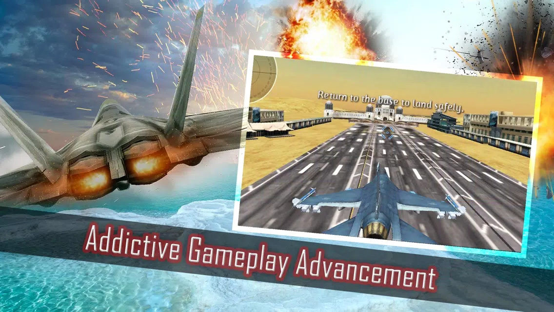 Jet Fighter Attack 3d - Enjoy real f16 at supersonic speed應用截圖