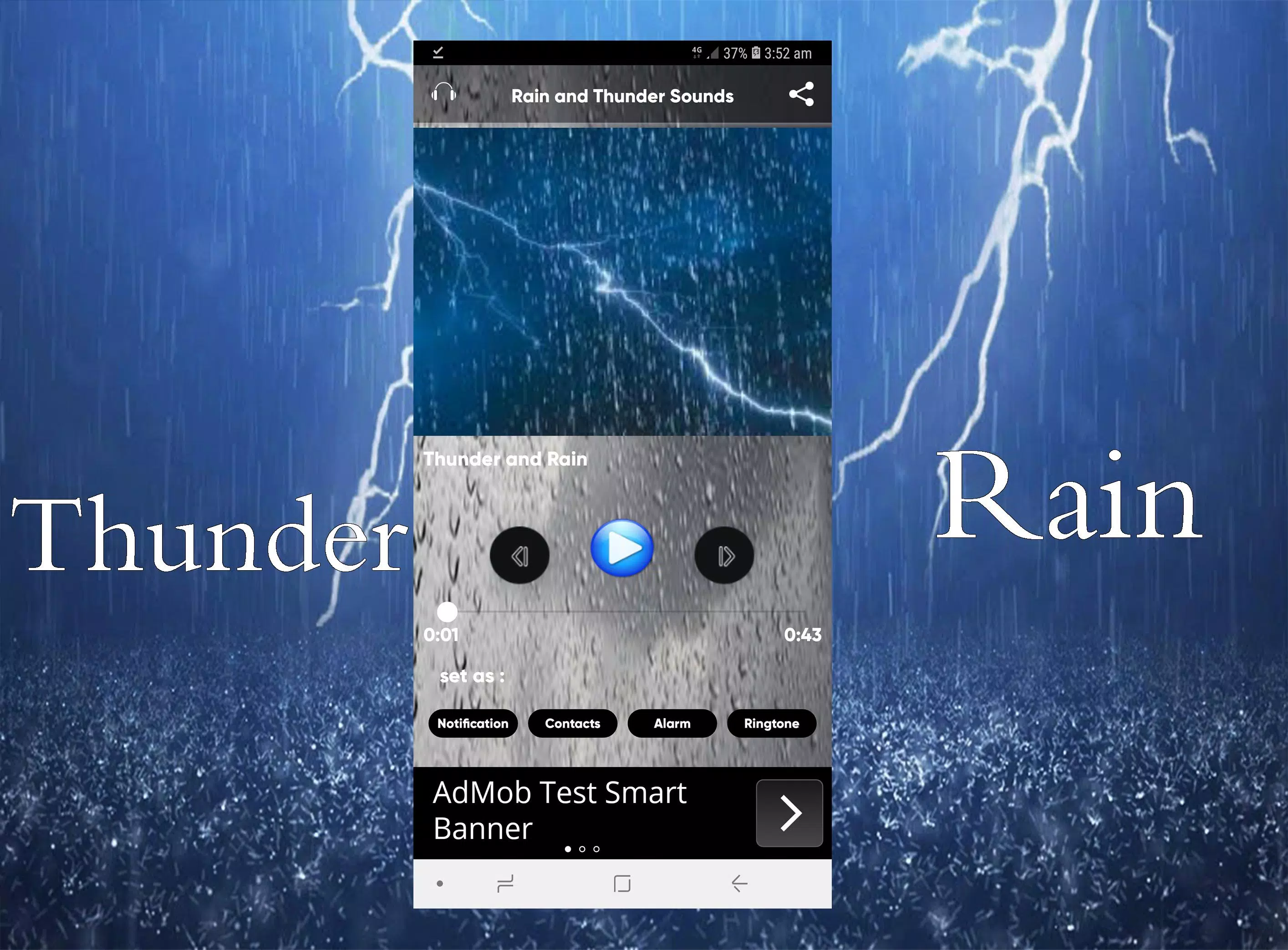 Rain & Thunder Sounds Screenshots