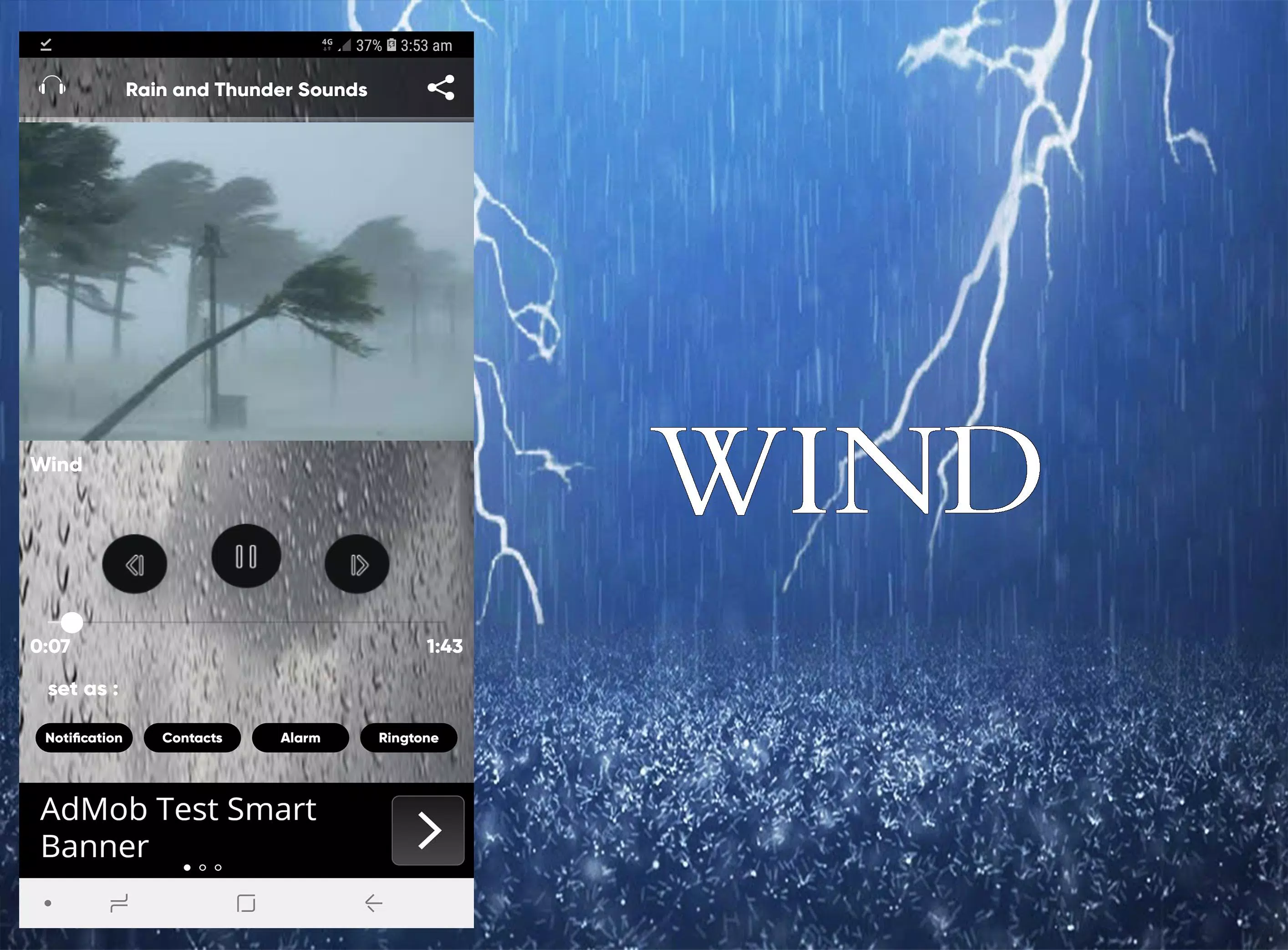 Rain & Thunder Sounds Screenshots