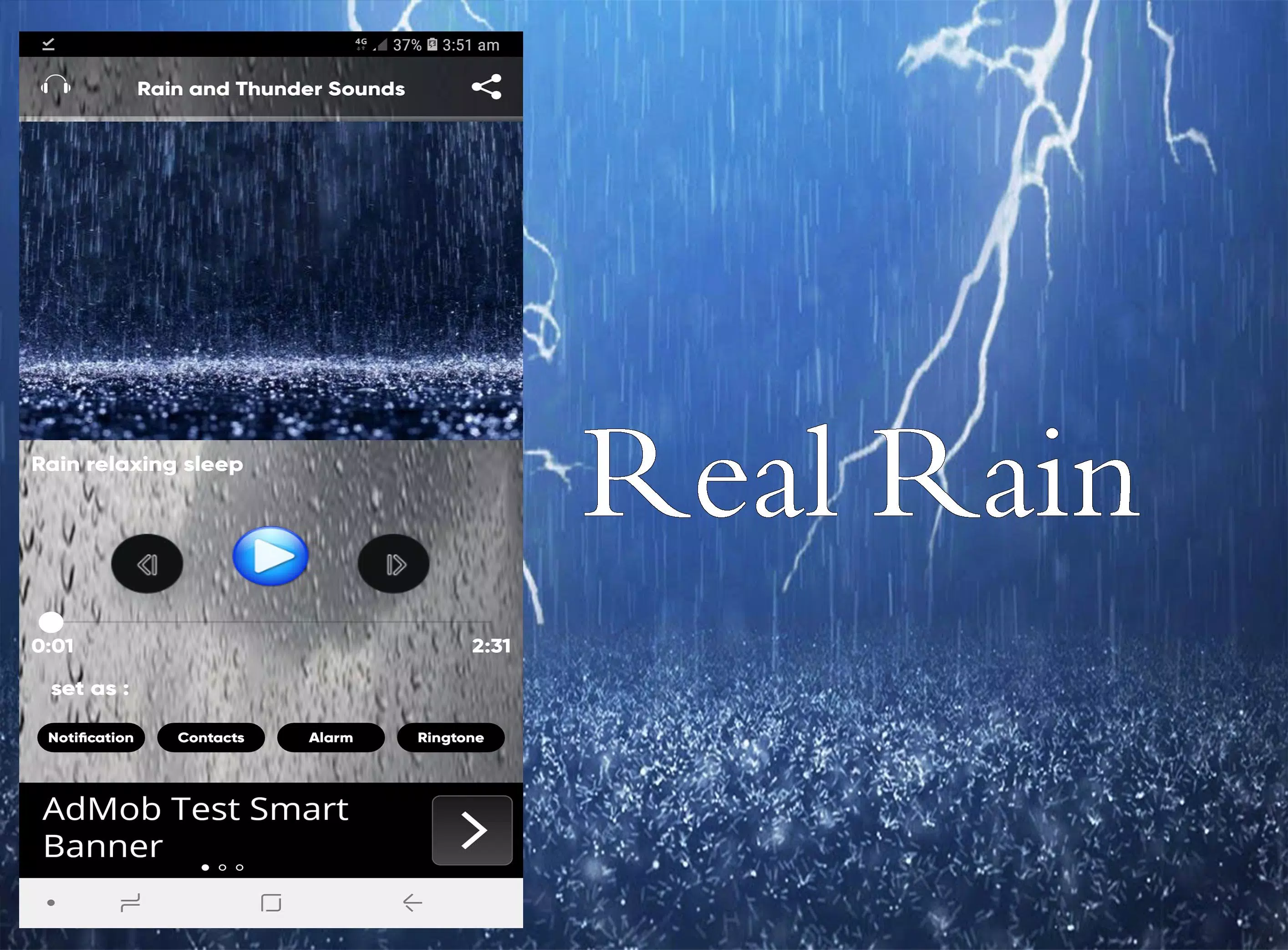 Rain & Thunder Sounds Screenshots