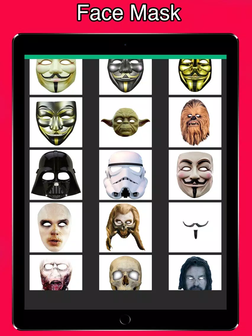 Masquerade my Photo : Add Mask to your Face iPad Screenshots