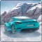 Real Desert Car Snow Drifting