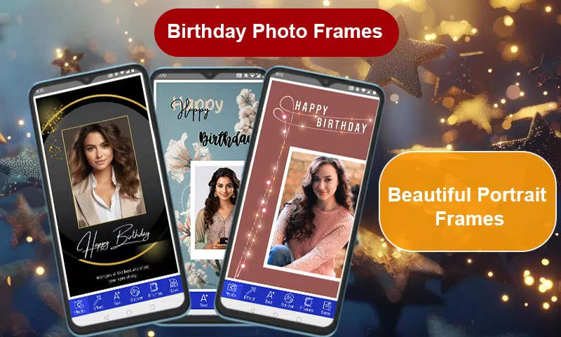 Birthday Photo Frames Screenshots