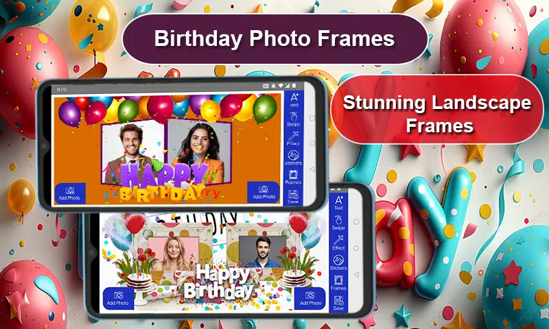 Birthday Photo Frames Screenshots