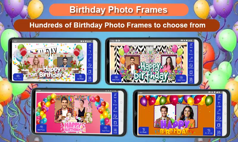 Birthday Photo Frames Screenshots