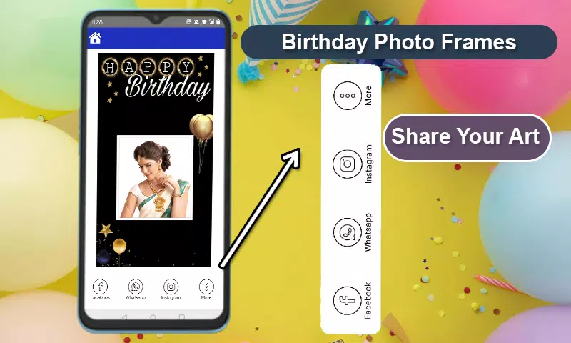 Birthday Photo Frames Screenshots