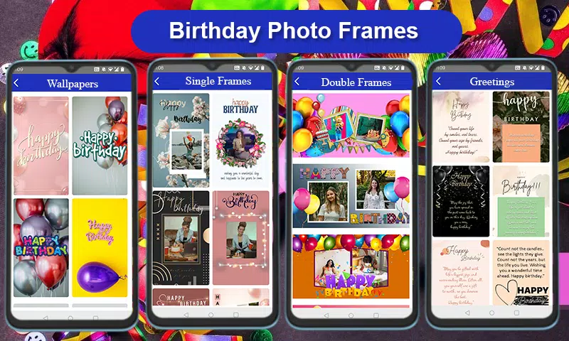 Birthday Photo Frames Screenshots