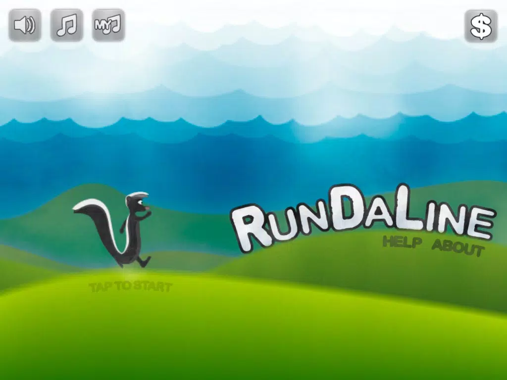 RunDaLine FREE - featuring the most athletic skunk on earth iPad  스크린샷