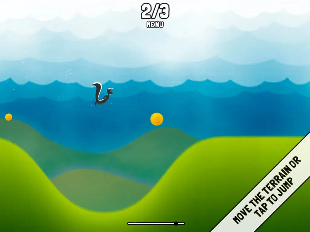 RunDaLine FREE - featuring the most athletic skunk on earth iPad  스크린샷