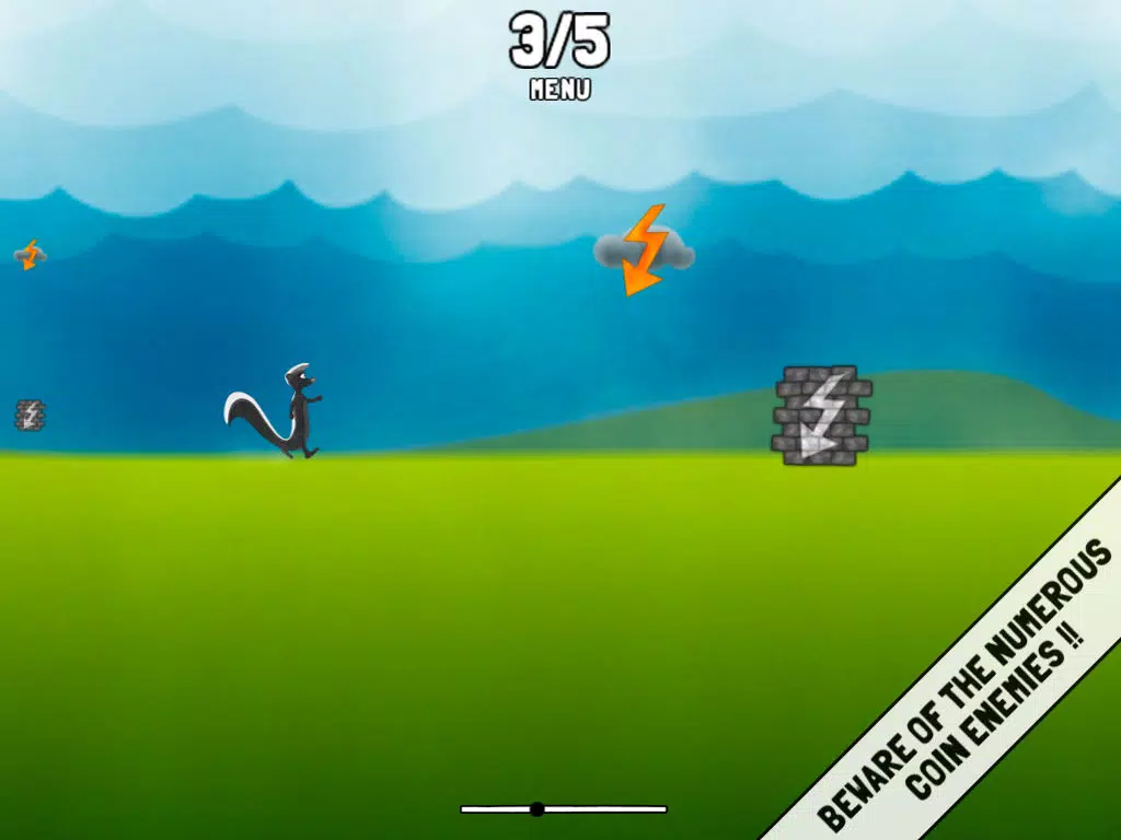 RunDaLine FREE - featuring the most athletic skunk on earth iPad  스크린샷