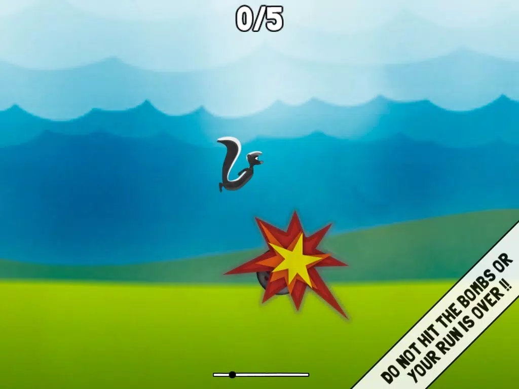 RunDaLine FREE - featuring the most athletic skunk on earth iPad  스크린샷