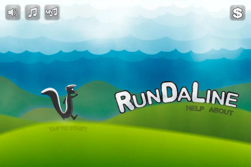 RunDaLine FREE - featuring the most athletic skunk on earth 스크린샷