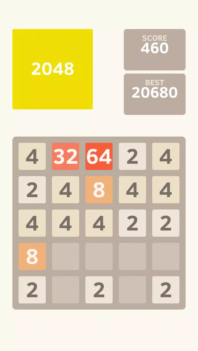 2048 5x5 Classic Edition Screenshots