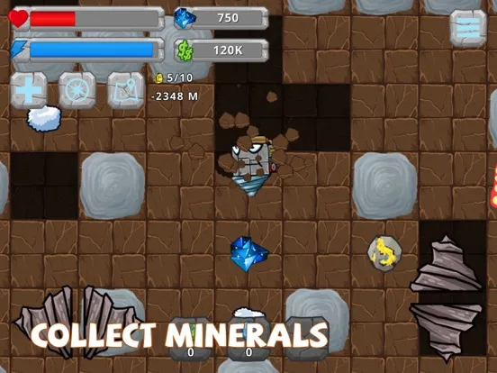 Digger Machine: dig minerals iPad  स्क्रीनशॉट