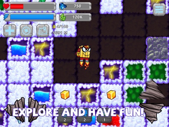 Captures d'écran de Digger Machine: dig minerals iPad 