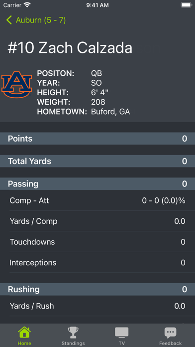 Auburn Football Screenshots