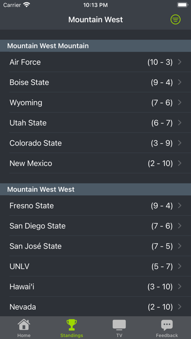 Hawaii Football Schedules Screenshots