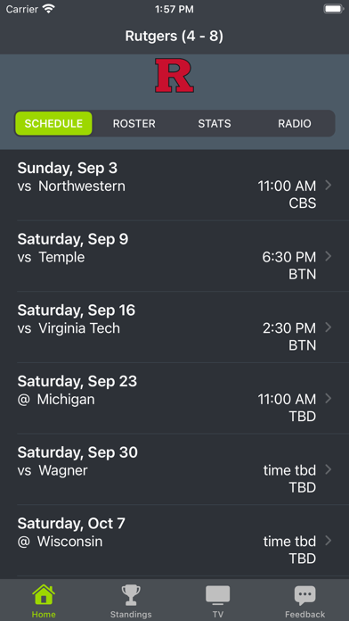 New Brunswick Football Screenshots