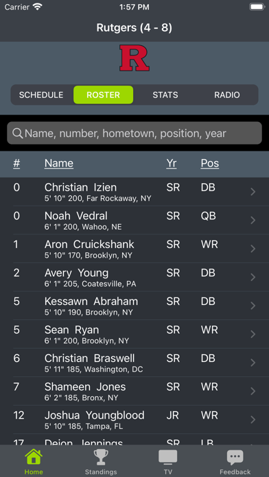 New Brunswick Football Screenshots