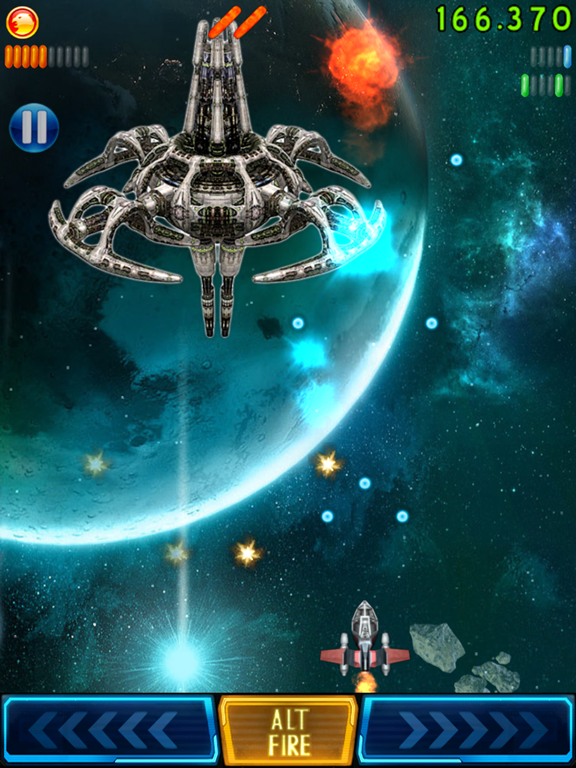 Space Falcon Reloaded Shoot'em iPad 應用截圖