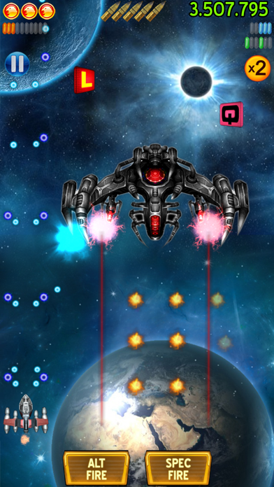Space Falcon Reloaded Shoot'em應用截圖