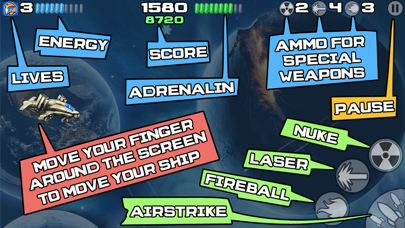 Tangkapan skrin Starfigter Overkill Shoot'em