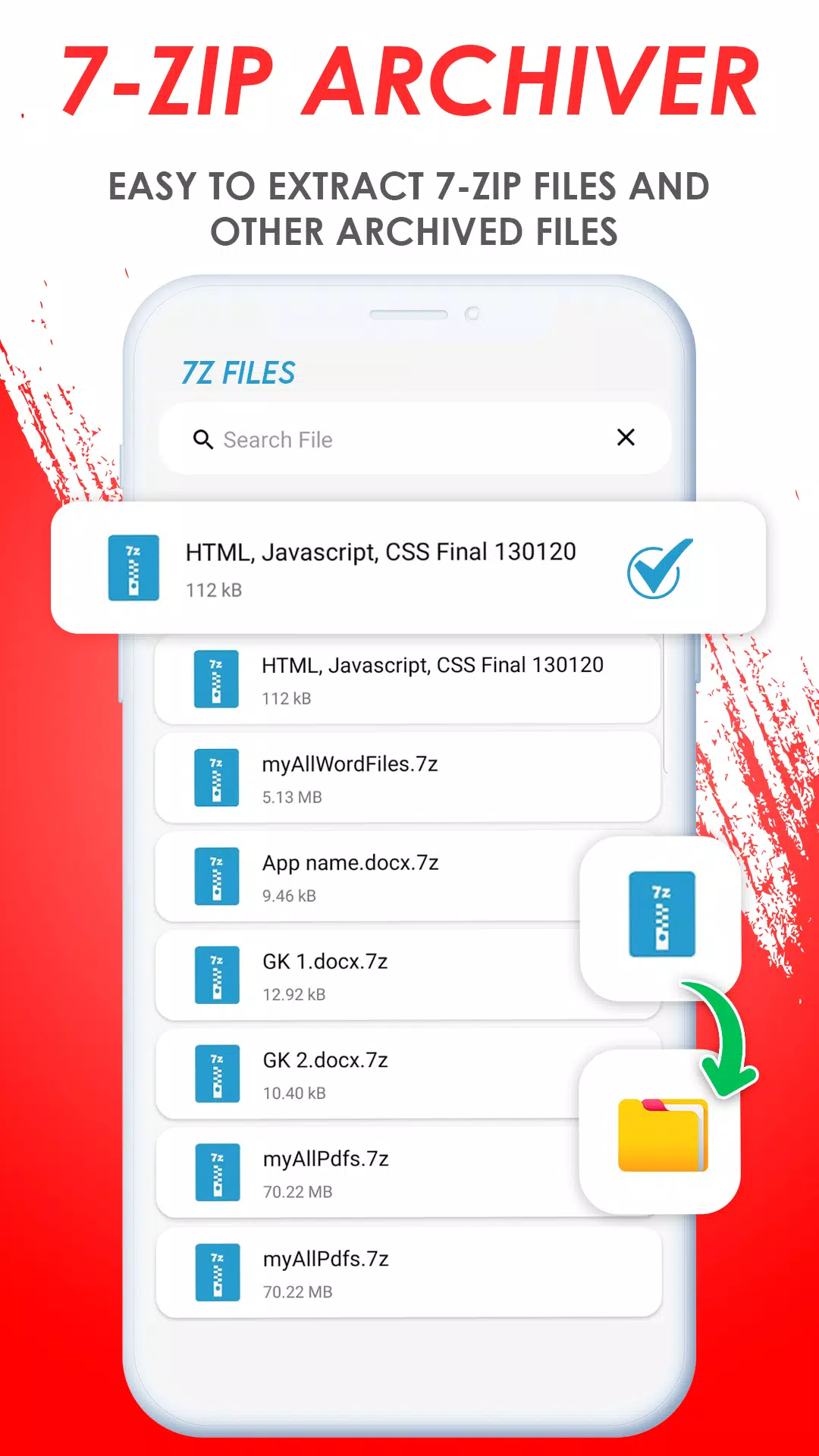 Zip Unzip & Rar File Extractor Screenshots
