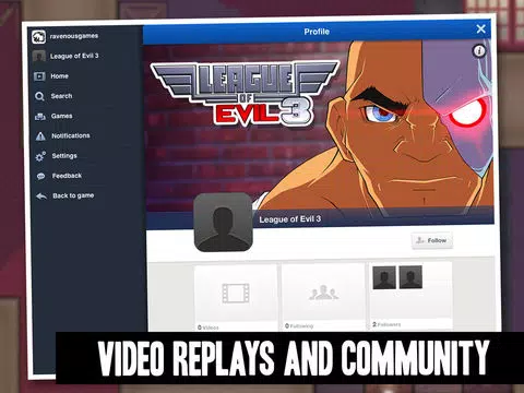 Tangkapan layar League of Evil 3 iPad 