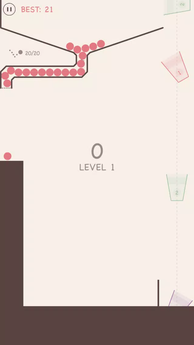 Zrzuty ekranu Balls vs Cups: Fill the Glass