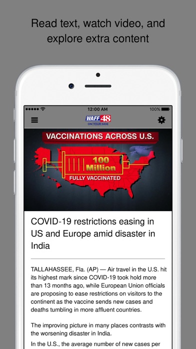 WAFF48 News Screenshots