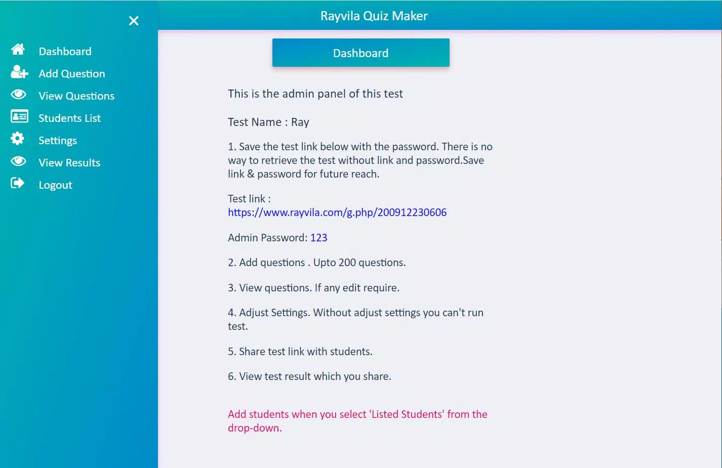Quiz Maker (Create Test /Quiz) Screenshots