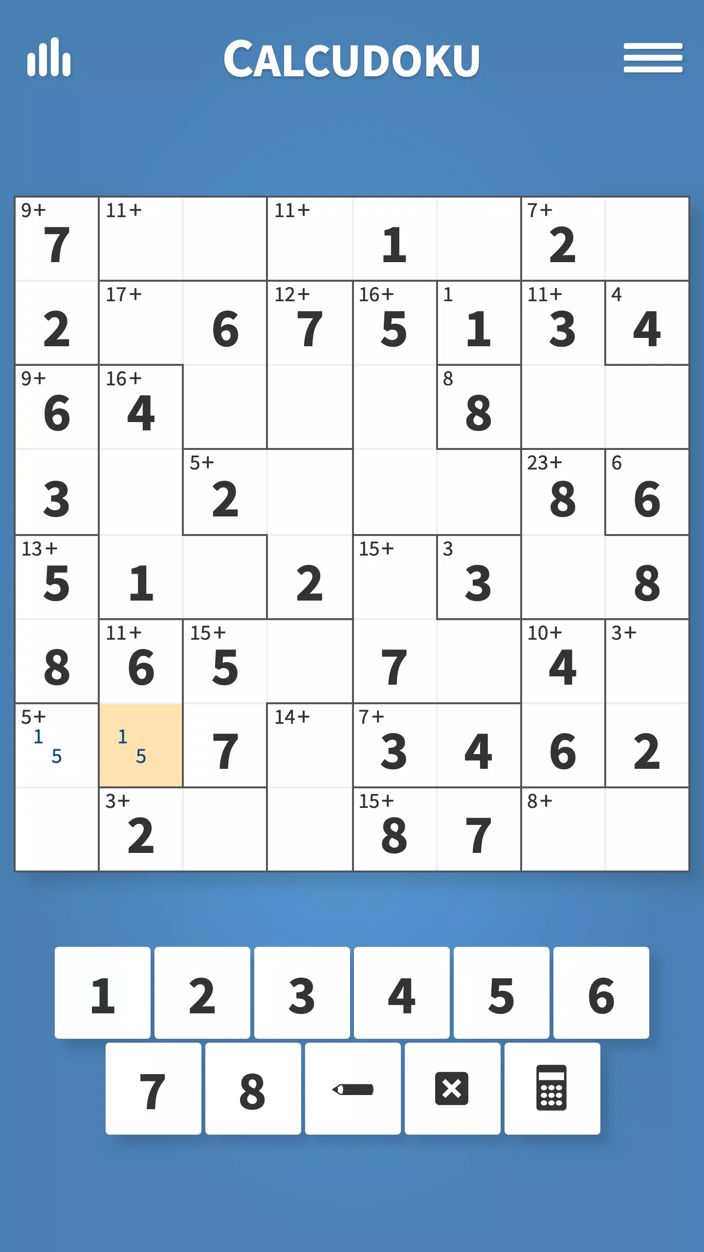 Calcudoku Screenshots