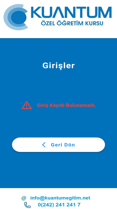 Kuantum Özel Öğretim Kursu Screenshots