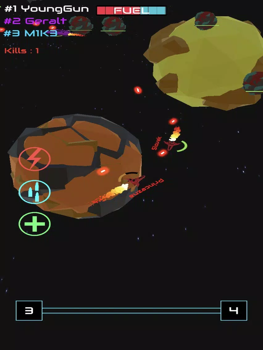 Capturas de tela do SpaceShooter.io iPad 