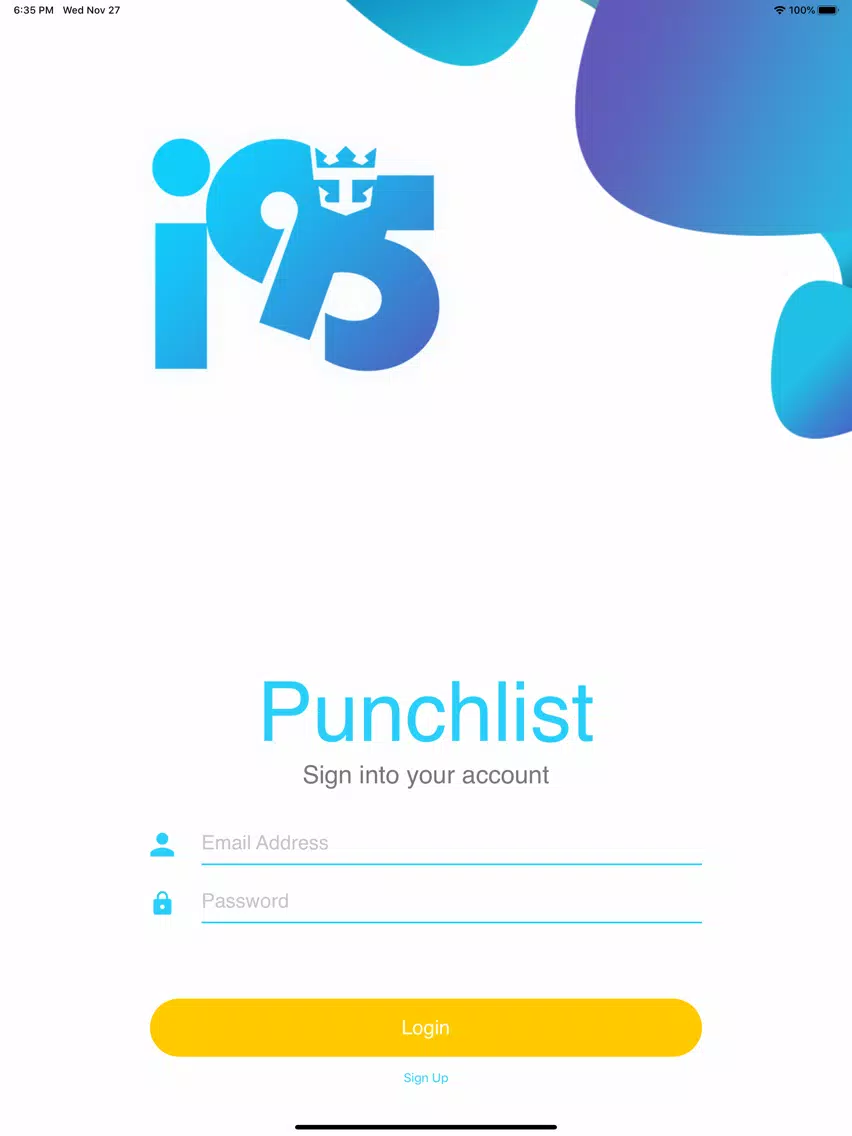 i95 Punch List iPad Screenshots