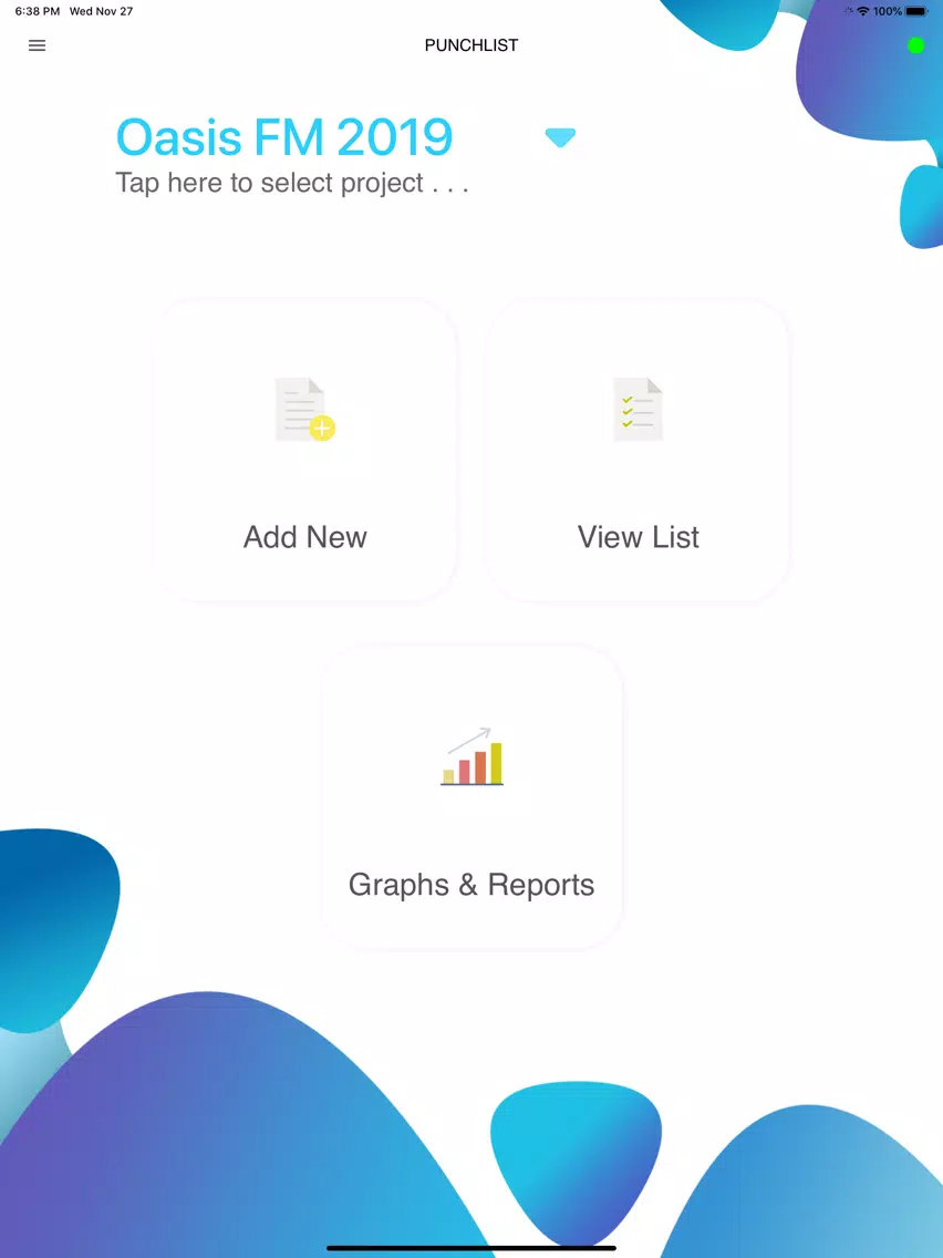 i95 Punch List iPad Screenshots