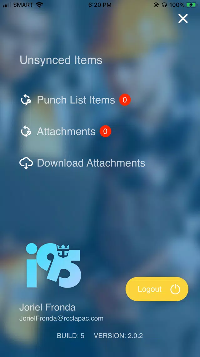 i95 Punch List Screenshots