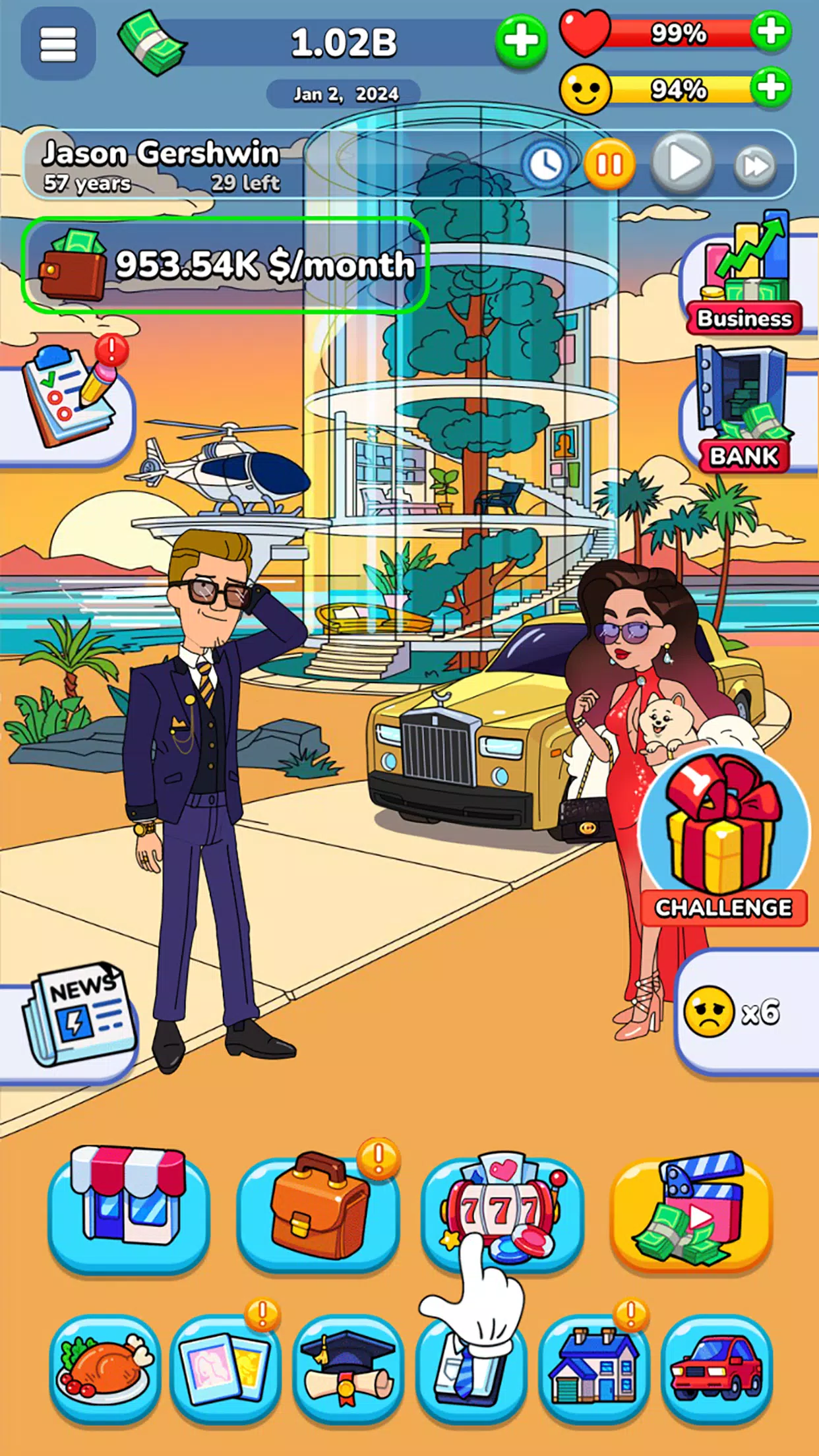 Captures d'écran de Mr.Billion