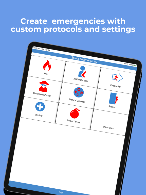 HIB React iPad Screenshots