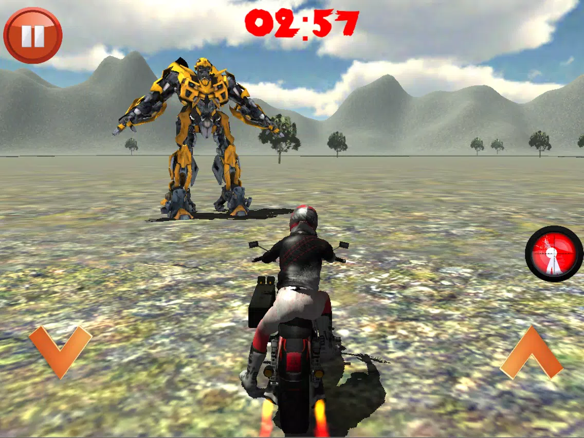 Robots Vs Bike War : Speed Battle Adventure Game iPad  Screenshots