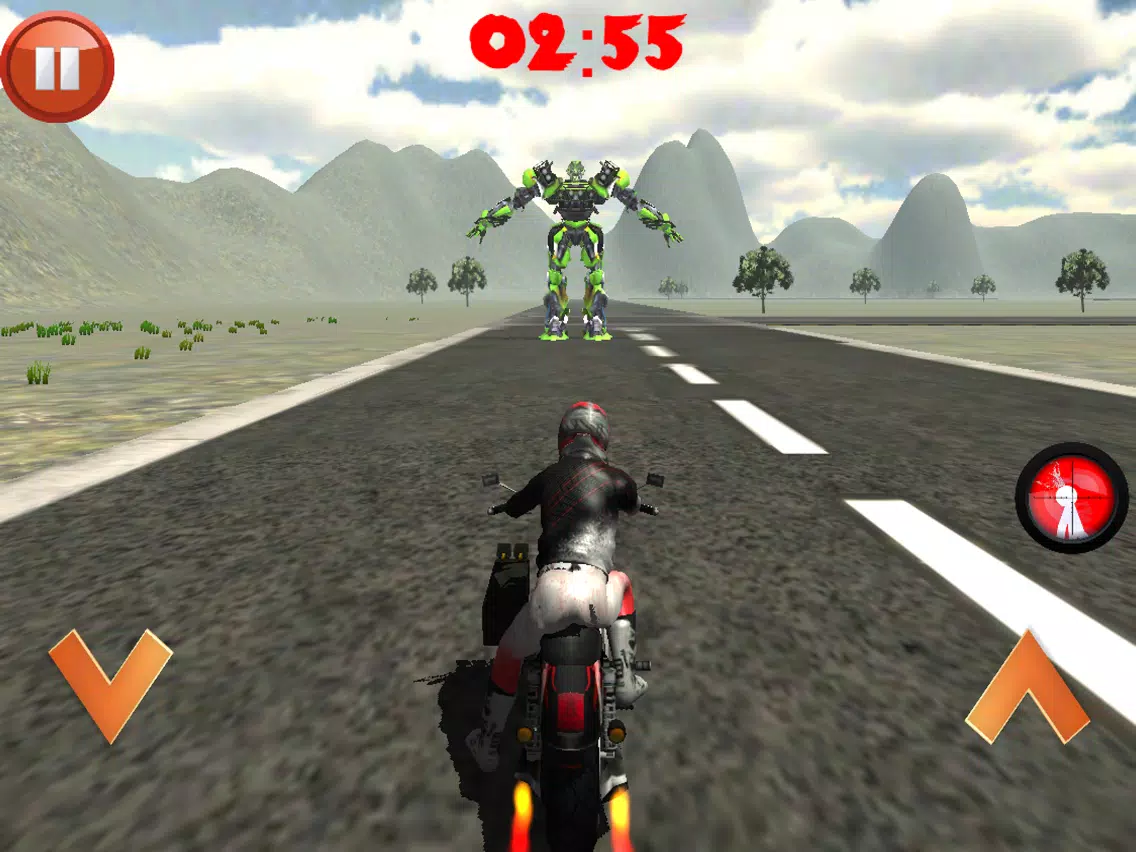 Robots Vs Bike War : Speed Battle Adventure Game iPad  Screenshots