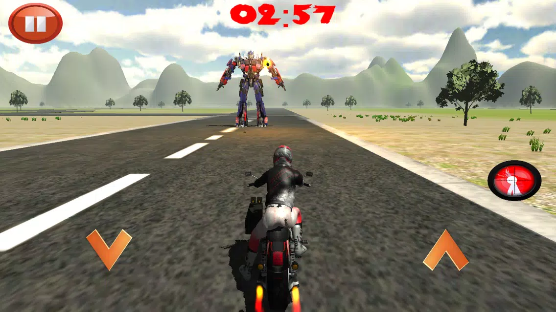 Robots Vs Bike War : Speed Battle Adventure Game Screenshots